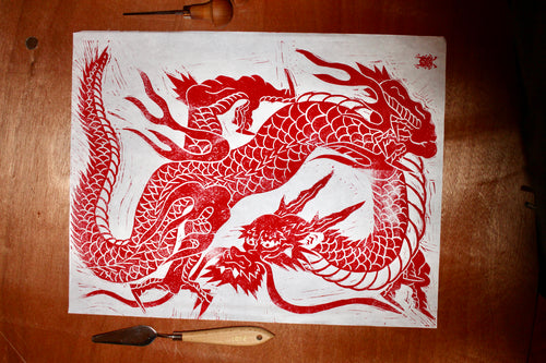 Dragon A3 print